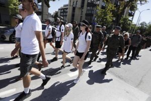 12.08.2025. Kielce. Po raz 60. Marsz Szlakiem I Kompanii Kadrowej wkroczył do Kielc / Fot. Jarosław Kubalski - Radio Kielce