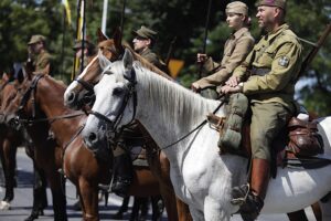 12.08.2025. Kielce. Po raz 60. Marsz Szlakiem I Kompanii Kadrowej wkroczył do Kielc / Fot. Jarosław Kubalski - Radio Kielce