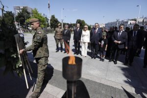 12.08.2025. Kielce. Po raz 60. Marsz Szlakiem I Kompanii Kadrowej wkroczył do Kielc / Fot. Jarosław Kubalski - Radio Kielce