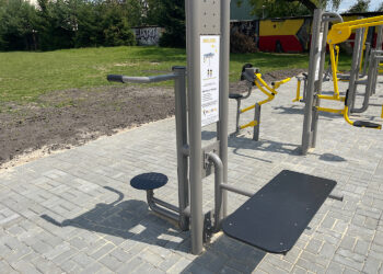 07.08.2025. Kielce. Siłownia na KSM na terenie SP 28 / Fot. Wiktor Taszłow - Radio Kielce