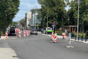 07.08.2025. Kielce. Ulica Paderewskiego. Remont / Fot. Wiktor Taszłow - Radio Kielce