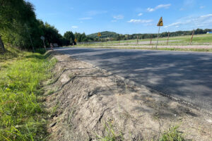 07.08.2025. Masłów. Ulica Lotnicza. Remont drogi / Fot. Wiktor Taszłow - Radio Kielce