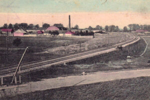 Kielce. Ulica Krakowska. Lata 1900-1915. Przejazd kolejowy / źródło: fotopolska.eu