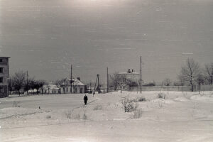 Kielce. Ulica Krakowska. Lata 1960-1969. Dojście do ulicy Zacisze / Fot. Andrzej Wyczałkowski; źródło: fotopolska.eu