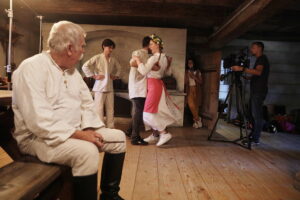 31.07.2025. Tokarnia. Rozpoczęcie zdjęć do filmu o Janku Muzykancie / Fot. Jarosław Kubalski - Radio Kielce