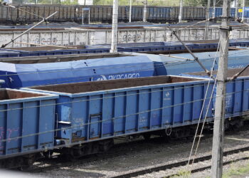PKP CARGO. Pociąg towarowy / Fot. Jarosław Kubalski - Radio Kielce