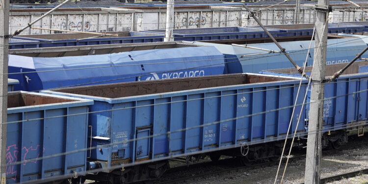 PKP CARGO. Pociąg towarowy / Fot. Jarosław Kubalski - Radio Kielce