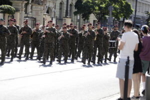 05.08.2025. Kraków. Uroczystości poprzedzające 60. Marsz Szlakiem I Kompanii Kadrowej / Fot. Jarosław Kubalski - Radio Kielce