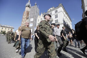 05.08.2025. Kraków. Uroczystości poprzedzające 60. Marsz Szlakiem I Kompanii Kadrowej / Fot. Jarosław Kubalski - Radio Kielce