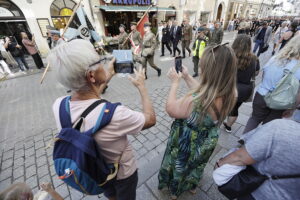 05.08.2025. Kraków. Uroczystości poprzedzające 60. Marsz Szlakiem I Kompanii Kadrowej / Fot. Jarosław Kubalski - Radio Kielce