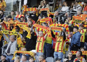 23.08.2025 Kielce. Mecz Korona Kielce - Motor Lublin. Kibice / Fot. Jarosław Kubalski - Radio Kielce