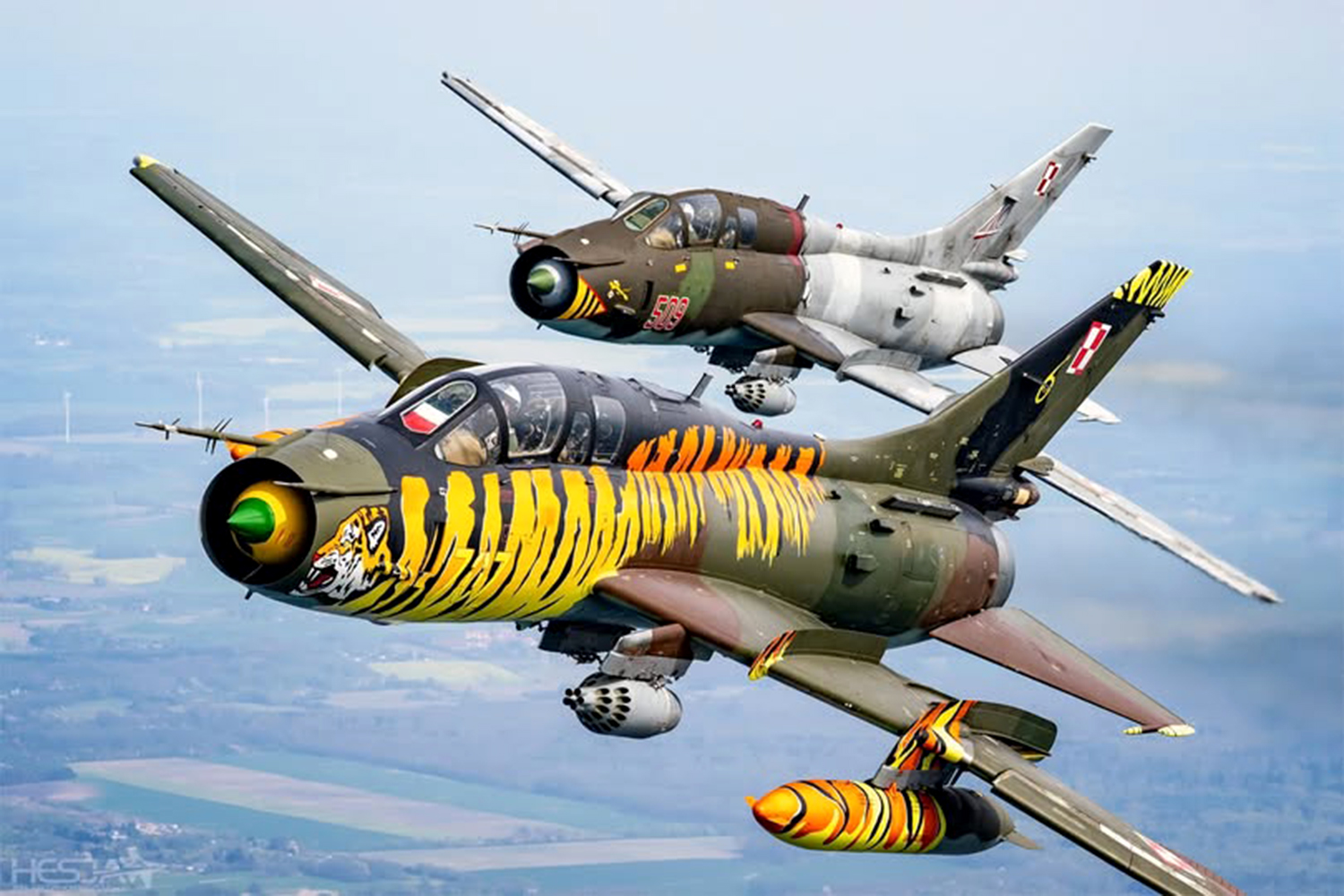 Samolot myśliwsko-bombowy Su-22 / źródło: facebook.com/pokazy.airshowradom