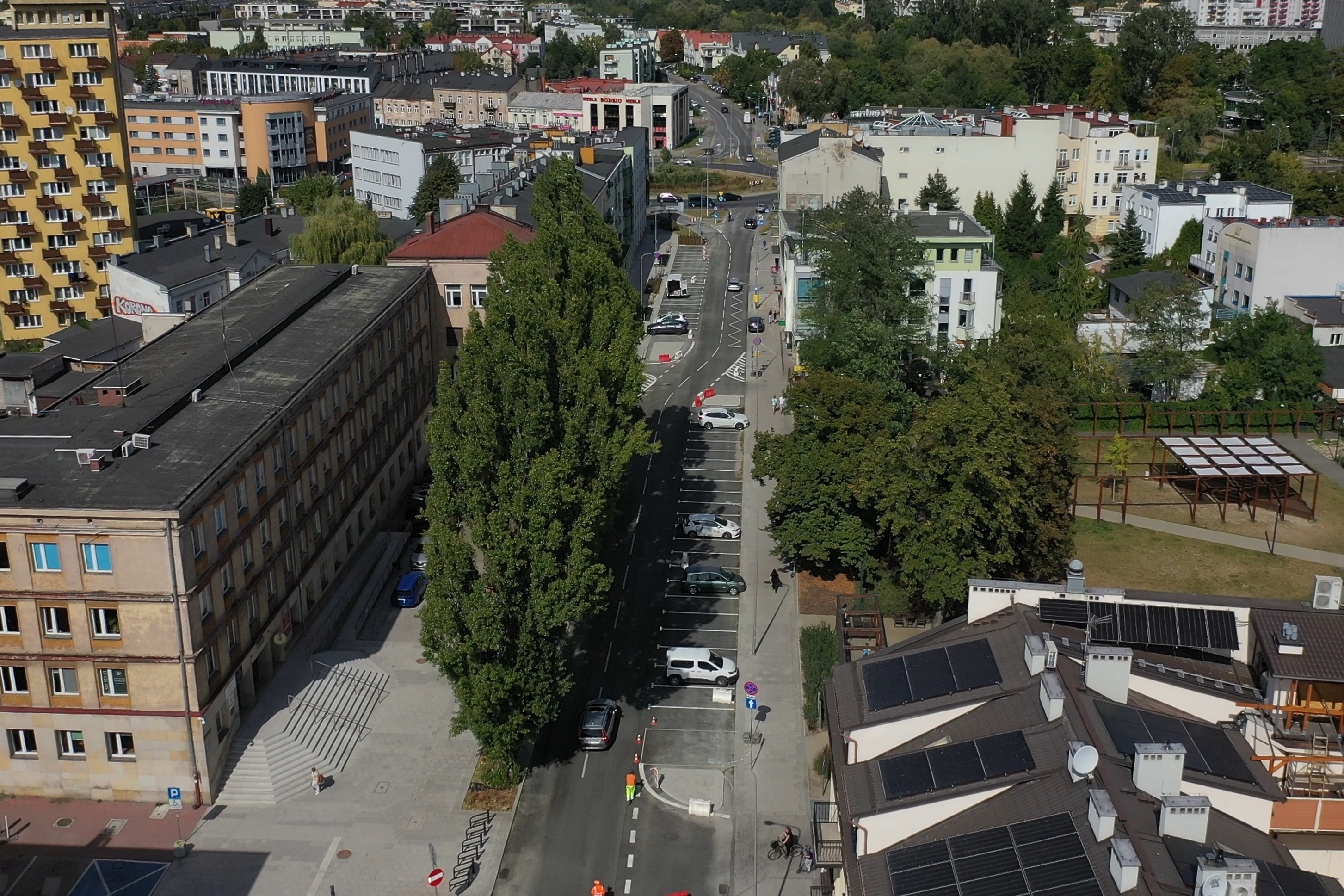 Na ulicy Paderewskiego wróciły ruch i komunikacja zbiorowa