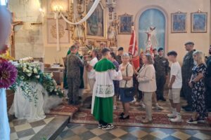 10.08.2025. Mokrsko Dolne. Msza święta / Fot. Radio Kielce