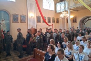 10.08.2025. Mokrsko Dolne. Msza święta / Fot. Radio Kielce