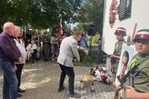 01.08.2025. Sandomierz. Uroczystości z okazji 81. rocznicy wybuchu Powstania Warszawskiego / Fot. Grażyna Szlęzak - Radio Kielce