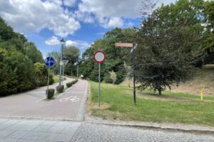Sandomierz. Tabliczki z nazwami ulic / Fot. Grażyna Szlęzak - Radio Kielce