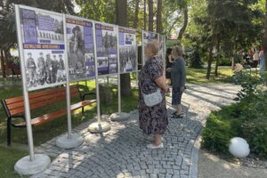 01.08.2025. Sandomierz. Uroczystości z okazji 81. rocznicy wybuchu Powstania Warszawskiego / Fot. Grażyna Szlęzak - Radio Kielce