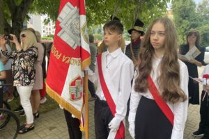 01.08.2025. Sandomierz. Uroczystości z okazji 81. rocznicy wybuchu Powstania Warszawskiego / Fot. Grażyna Szlęzak - Radio Kielce