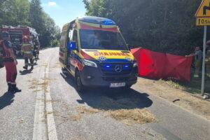 Śmierć motorowerzysty