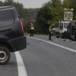 29.08.2025. Ćmińsk. Wypadek / Fot. Jarosław Kubalski - Radio Kielce