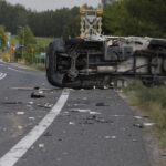 29.08.2025. Ćmińsk. Wypadek / Fot. Jarosław Kubalski - Radio Kielce