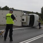 29.08.2025. Ćmińsk. Wypadek / Fot. Jarosław Kubalski - Radio Kielce