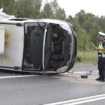 29.08.2025. Ćmińsk. Wypadek / Fot. Jarosław Kubalski - Radio Kielce