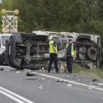 29.08.2025. Ćmińsk. Wypadek / Fot. Jarosław Kubalski - Radio Kielce