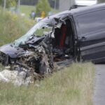 29.08.2025. Ćmińsk. Wypadek / Fot. Jarosław Kubalski - Radio Kielce