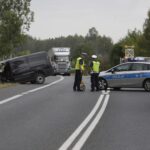 29.08.2025. Ćmińsk. Wypadek / Fot. Jarosław Kubalski - Radio Kielce