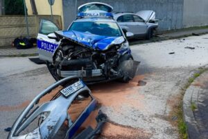 01.08. 2025. Kielce. Morawica. Wypadek / Fot. Na Drodze Świętokrzyskie - Facebook