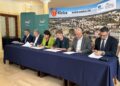 21.08.2025. Kielce. Konferencja prasowa i podpisanie umowy intencyjnej pomiędzy miastem Kielce, PGE / Fot. Marcin Marszałek - Radio Kielce