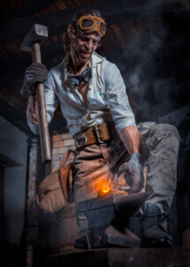 Zabytkowy Zakład Hutniczy w Maleńcu. Sesja w stylu steampunk / Fot. Dariusz Myszkowski
