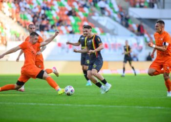 01.08.2024. Lubin. Mecz Zagłębie Lubin - Korona Kielce / Fot. PAP - Przemysław Karolczuk