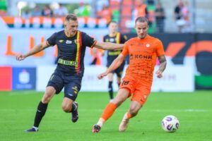 01.08.2024. Lubin. Mecz Zagłębie Lubin - Korona Kielce / Fot. PAP - Przemysław Karolczuk