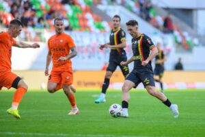 01.08.2024. Lubin. Mecz Zagłębie Lubin - Korona Kielce / Fot. PAP - Przemysław Karolczuk