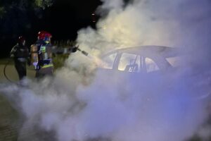 17.08.2025. Skarżysko-Kamienna. Pożar / Fot. mł. asp. Konrad Kosiarski