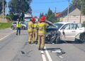 Utrudnienia na drodze krajowej 42 w Wąchocku
