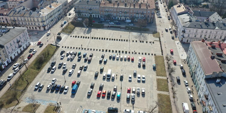 Parking pod Placem Wolności to jeden z kilku, planowanych przez miasto