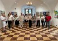 07.09.2025. Sandomierz. Urząd miejski. Sala ekspozycyjna. Wystawa „4” / Fot. Grażyna Szlęzak - Radio Kielce
