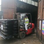 08.09.2025. Stąporków. Usuwanie odpadów / Fot. Wojciech Owczarek