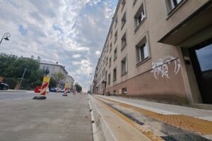 09.09.2025. Kielce. Miejsce nowego przystanku autobusowego. Sąd Okręgowy przy ulicy Seminaryjskiej / Fot. ZTM Kielce