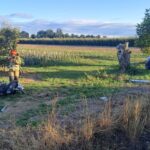 15.09.2025. Sośniczany w gminie Koprzywnica. Wypadek / Fot. policja