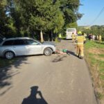 22.09.2025. Usarzów. Wypadek / Fot. policja