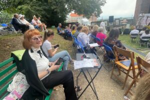 06.09.2025. Sandomierz. Narodowe Czytanie / Fot. Grażyna Szlęzak - Radio Kielce