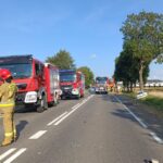 02.09.2025. Baćkowice. Wypadek / Fot. OSP Baćkowice