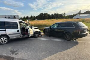16.09.2025. Suków-Papiernia. Wypadek / Fot. policja
