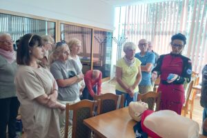 18.09.2025. Kielce. Świętokrzyski Urząd Wojewódzki. Akcja „Razem dla seniorów”. Szkolenie z pierwszej pomocy przedmedycznej / Fot. ZUS