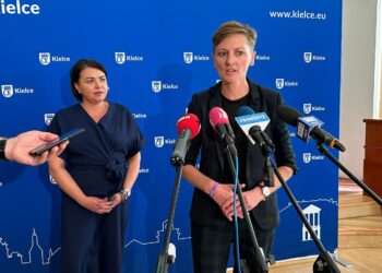 22.09.2025. Kielce. Urząd Miasta Kielce. Konferencja dot. inwestowania w odporność klimatyczną / Fot. Marcin Marszałek - Radio Kielce